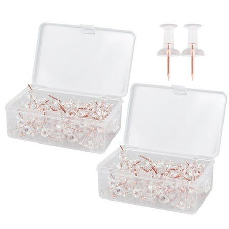 2 Boxes/200pcs Practical Push Pin Useful Thumbtack Decorative Wall Nails Map Tacks DIY Supplies Home Accessories for School Office Home (Rose Gold)
2 Boxes/200pcs Practical Push Pin Useful Thumbtack Decorative Wall Nails Map Tacks DIY Supplies Home Accessories for School Office Home (Rose Gold)