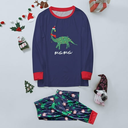 Christmas Family Matching Pajamas Cute Dinosaur Letter Print Pajamas Plaid Long Sleeve Top Plus Pants Soft And Comfortable Festive Pajamas For Mom
Christmas Family Matching Pajamas Cute Dinosaur Letter Print Pajamas Plaid Long Sleeve Top Plus Pants Soft And Comfortable Festive Pajamas For Mom
