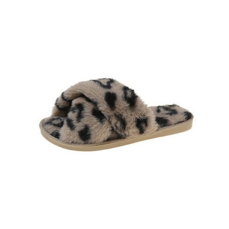 UKAP Women s Cross Band Slippers Plush Furry Cozy Open Toe Indoor Outdoor Warm Comfy Slip On Shoes
UKAP Women s Cross Band Slippers Plush Furry Cozy Open Toe Indoor Outdoor Warm Comfy Slip On Shoes