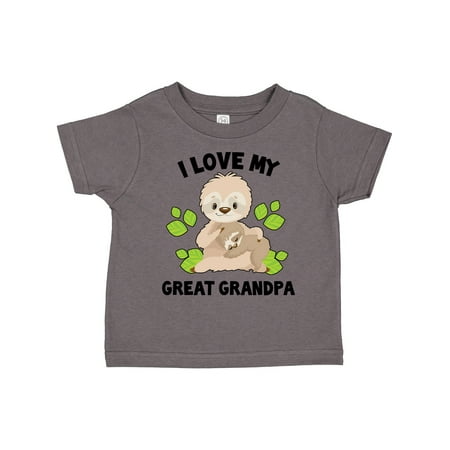 Inktastic Cute Sloth I Love My Great Grandpa with Green Leaves Gift Toddler Boy or Toddler Girl T-Shirt
Inktastic Cute Sloth I Love My Great Grandpa with Green Leaves Gift Toddler Boy or Toddler Girl T-Shirt