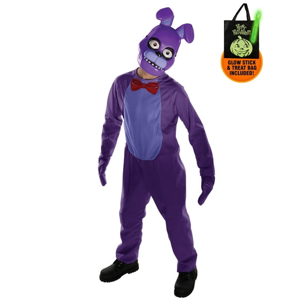 Five Nights at Freddy's Youth Bonnie Costume Treat Safety Kit-L