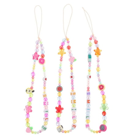 Phone Chain 3Pcs Phone Chains Wrist Bracelets Camera Hanging Ropes (Assorted Color)
Phone Chain 3Pcs Phone Chains Wrist Bracelets Camera Hanging Ropes (Assorted Color)
