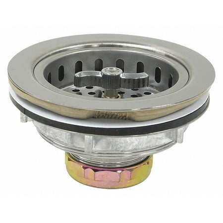Perfect Putty SS Zinc Basket Strainer 4-1/2in 59-3150