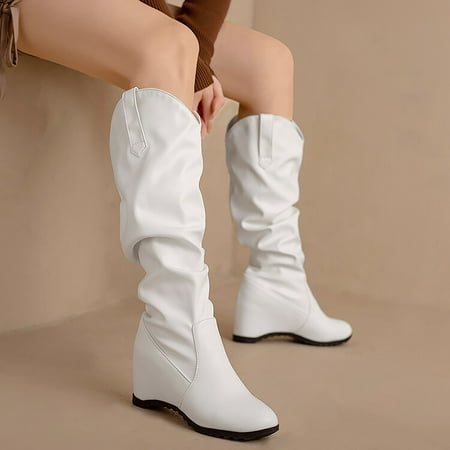 Boots Women s Autumn And Winter New Western Boots Pleated Pile Boots Small Wedge Heel Sleeve Solid Leather Boots
Boots Women s Autumn And Winter New Western Boots Pleated Pile Boots Small Wedge Heel Sleeve Solid Leather Boots