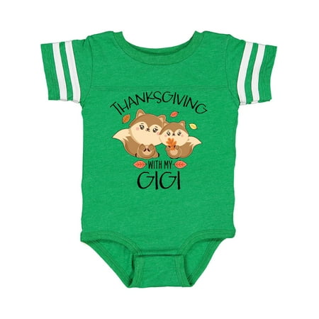 Inktastic Thanksgiving with my Gigi Cute Squirrel Family Gift Baby Boy or Baby Girl Bodysuit
Inktastic Thanksgiving with my Gigi Cute Squirrel Family Gift Baby Boy or Baby Girl Bodysuit
