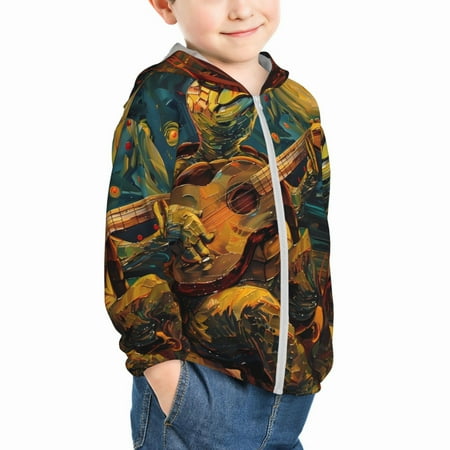Uemuo Starry Night Guitar Turtle Pattern Rash Guard for Boys Girls Long Sleeve Swim Shirts UPF 50+ UV Sun Protection Hooded Fishing Shirt with Pocket for Kid-2 Years
Uemuo Starry Night Guitar Turtle Pattern Rash Guard for Boys Girls Long Sleeve Swim Shirts UPF 50+ UV Sun Protection Hooded Fishing Shirt with Pocket for Kid-2 Years