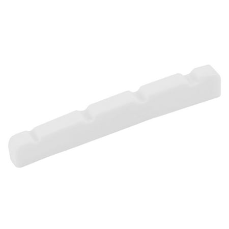 Slotted Curved Bone Bass Nut for 4 Strings Precision Jazz Bass 4.2x3.2x4.6/4.6mm