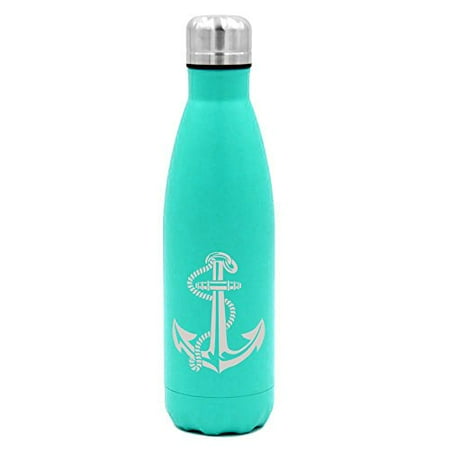17 oz. Double Wall Vacuum Insulated Stainless Steel Water Bottle Travel Mug Cup Anchor With Rope (Light-Blue)
17 oz. Double Wall Vacuum Insulated Stainless Steel Water Bottle Travel Mug Cup Anchor With Rope (Light-Blue)