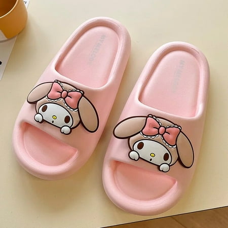 Sanrio Slippers Eva Home New Cute Parent-child Non-slip Kuromi Children s Sandals Female Hello Kitty Sandals Outdoor Children
Sanrio Slippers Eva Home New Cute Parent-child Non-slip Kuromi Children s Sandals Female Hello Kitty Sandals Outdoor Children