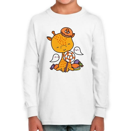 Cute Giraffe Ghosts And Candy Long Sleeve Toddler -Image by Shutterstock 4 Toddler
Cute Giraffe Ghosts And Candy Long Sleeve Toddler -Image by Shutterstock 4 Toddler