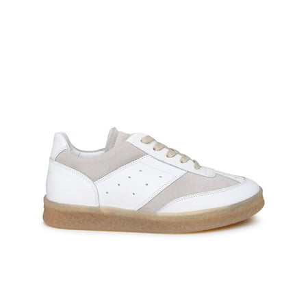 

Mm6 Maison Margiela Woman White Leather Sneakers