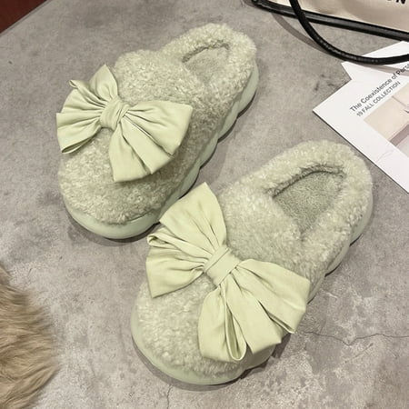 Fluffy Stuffed Slippers Non-slip Indoor House Shoes Comfy Plush Slip For Home Bedroom(Green 40-41)
Fluffy Stuffed Slippers Non-slip Indoor House Shoes Comfy Plush Slip For Home Bedroom(Green 40-41)