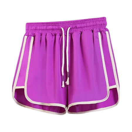 Zkozptok Shorts for Women Summer Plus Size Comfy Drawstring Casual Elastic Waist Loose Shorts Pants Purple M
Zkozptok Shorts for Women Summer Plus Size Comfy Drawstring Casual Elastic Waist Loose Shorts Pants Purple M