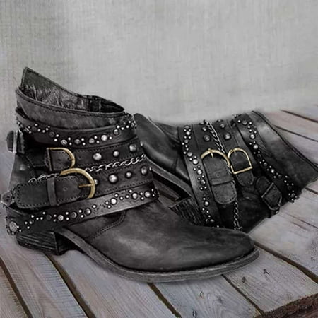 Midewhik Zipper Heels Boots Short Shoes High Retro Fashion Breathable Chunky Women s Women s Boots
Midewhik Zipper Heels Boots Short Shoes High Retro Fashion Breathable Chunky Women s Women s Boots