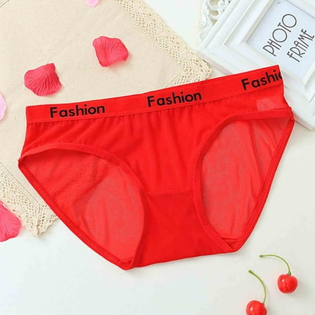 Qcmgmg Breathable Low Waisted Underwear for Women Stretch Panties Women s Bikini Panties Free Size
Qcmgmg Breathable Low Waisted Underwear for Women Stretch Panties Women s Bikini Panties Free Size