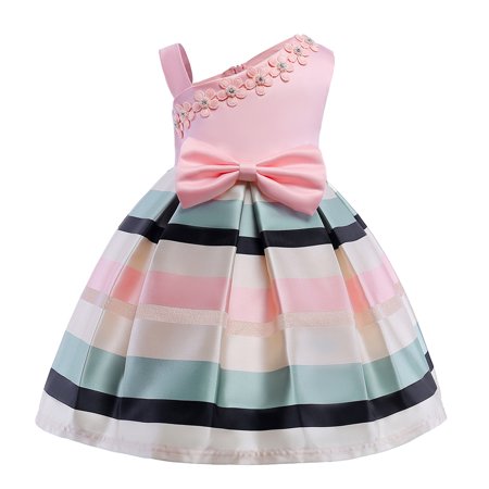 1Pc One-piece Dress Dress One-shoulder Horizontal Stripe Dress Skirt for Child Children(Pink 140cm)
1Pc One-piece Dress Dress One-shoulder Horizontal Stripe Dress Skirt for Child Children(Pink 140cm)