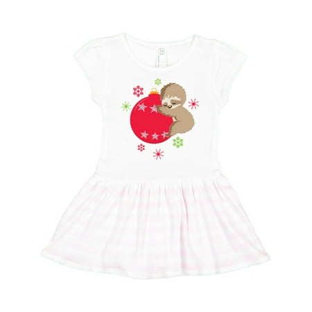 Inktastic Cute Christmas Baby Sloth on Red Ornament with Snowflakes Gift Toddler Girl Dress
Inktastic Cute Christmas Baby Sloth on Red Ornament with Snowflakes Gift Toddler Girl Dress
