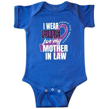 Inktastic Chronic Pain I Wear Purple For My Mother in Law Gift Baby Boy or Baby Girl Bodysuit
Inktastic Chronic Pain I Wear Purple For My Mother in Law Gift Baby Boy or Baby Girl Bodysuit