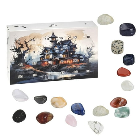 LYTiang 2024 Advent Calendar 24 Natural Stone Days Mysterious Natural Ore Countdown Set Sand Hour Glass Timers Mini String Lights with Timer Battery Speed Stack Timer Stopwatch Timer Kitchen String
LYTiang 2024 Advent Calendar 24 Natural Stone Days Mysterious Natural Ore Countdown Set Sand Hour Glass Timers Mini String Lights with Timer Battery Speed Stack Timer Stopwatch Timer Kitchen String