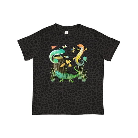 Inktastic Cute Lizards Hanging out Gift Toddler Boy or Toddler Girl T-Shirt