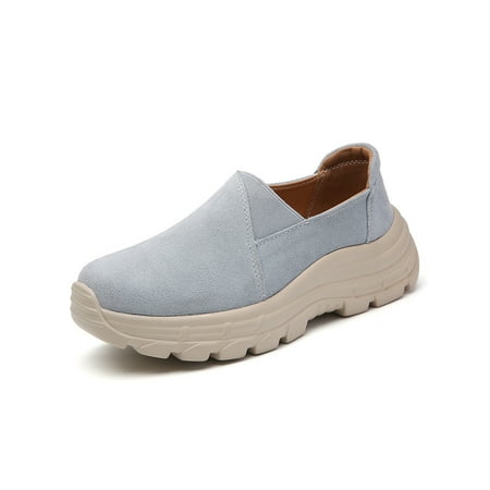 Fangasis Ladies Casual Casual Shoes Round Toe Non-Slip Walking Shoe Driving Lightweight Faux Suede Light Gray 6.5
Fangasis Ladies Casual Casual Shoes Round Toe Non-Slip Walking Shoe Driving Lightweight Faux Suede Light Gray 6.5