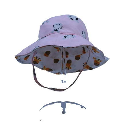 Pre-owned Flapjackkids Girls Pink | Grey Sun Hat size: 6-12 Months 
Pre-owned Flapjackkids Girls Pink | Grey Sun Hat size: 6-12 Months