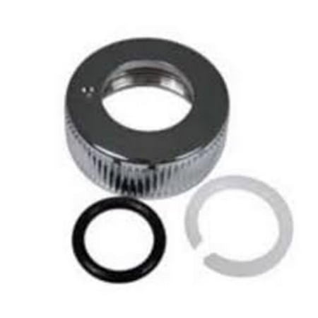 PF281027 2 Handle Spout Nut Kit Brushed Nickel