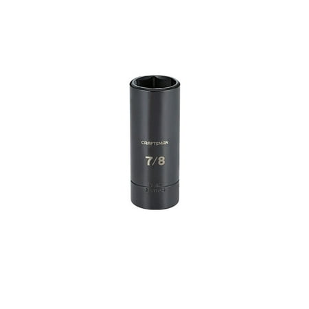 Craftsman Craftsman CMMT16063 Deep Impact Socket 7/8 inch Black Oxide