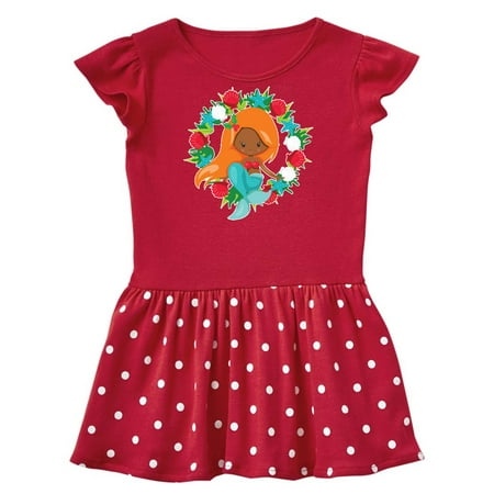 Inktastic Christmas Mermaid with Orange Hair and Floral Wreath Gift Baby Girl Dress
Inktastic Christmas Mermaid with Orange Hair and Floral Wreath Gift Baby Girl Dress