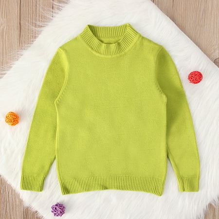RPVATI Toddler Bays Girl Boy Long Sleeve Sweater Solid Color Crewneck Pullover Knitting Sweatshirt 1-12Y
RPVATI Toddler Bays Girl Boy Long Sleeve Sweater Solid Color Crewneck Pullover Knitting Sweatshirt 1-12Y