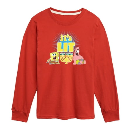 SpongeBob SquarePants - It s Lit Hanukkah - Toddler And Youth Long Sleeve Graphic T-Shirt
SpongeBob SquarePants - It s Lit Hanukkah - Toddler And Youth Long Sleeve Graphic T-Shirt