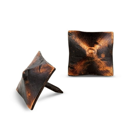 25 Pack - Iron Clavos Decorative Nails Pyramid Head 1 inch - Oil Rubbed Bronze - Decorative Accent for Home Improvement - Farmhouse Shutters Barn Door Furniture Gates Borderland Rustic Hardware
25 Pack - Iron Clavos Decorative Nails Pyramid Head 1 inch - Oil Rubbed Bronze - Decorative Accent for Home Improvement - Farmhouse Shutters Barn Door Furniture Gates Borderland Rustic Hardware