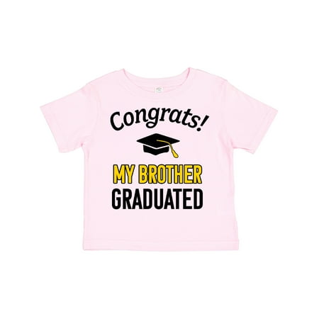 Inktastic Congrats! My Brother Graduated with Cap Gift Toddler Boy or Toddler Girl T-Shirt
Inktastic Congrats! My Brother Graduated with Cap Gift Toddler Boy or Toddler Girl T-Shirt