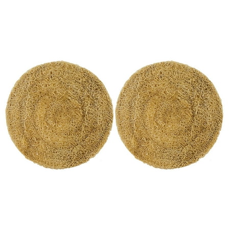 2Pcs Loofah Coasters Tea Pot Pads Nonskid Coasters Round Cup Pads Decorative Loofah Cushions
2Pcs Loofah Coasters Tea Pot Pads Nonskid Coasters Round Cup Pads Decorative Loofah Cushions
