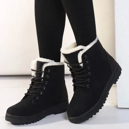 Women‘s Winter Thermal Snow Boots Warm Plush Lined Lace Up Snow Boots Women‘s Footwear
Women‘s Winter Thermal Snow Boots Warm Plush Lined Lace Up Snow Boots Women‘s Footwear