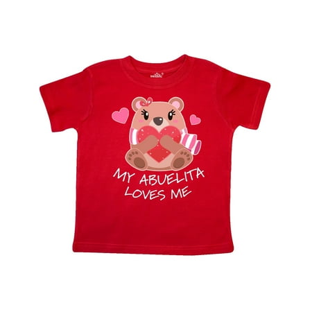 Inktastic My Abuelita Loves me- bear and hearts Gift Toddler Boy or Toddler Girl T-Shirt 
Inktastic My Abuelita Loves me- bear and hearts Gift Toddler Boy or Toddler Girl T-Shirt