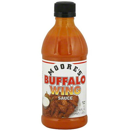 Moore's Buffalo Wing Medium Sauce, 16 oz (Pack of 6)