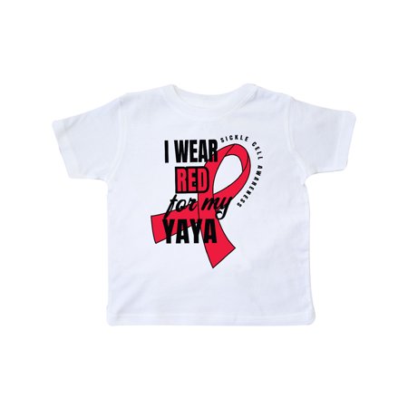 Inktastic Sickle Cell Awareness I Wear Red For My Yaya Gift Toddler Boy or Toddler Girl T-Shirt
Inktastic Sickle Cell Awareness I Wear Red For My Yaya Gift Toddler Boy or Toddler Girl T-Shirt
