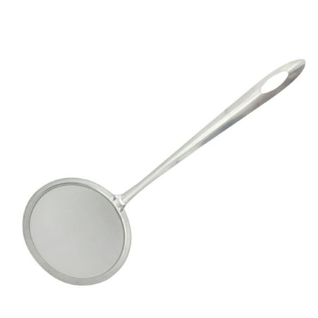 Oil Strainer Stainless Steel Flour Filter with Extended Handle Hanging Hole Kitchen Filtering Tool
Oil Strainer Stainless Steel Flour Filter with Extended Handle Hanging Hole Kitchen Filtering Tool