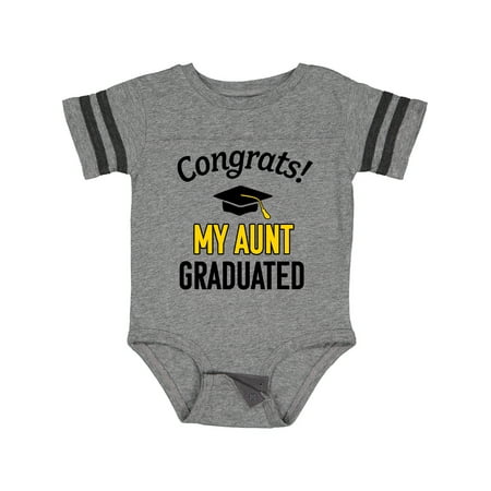 Inktastic Congrats! My Aunt Graduated with Cap Gift Baby Boy or Baby Girl Bodysuit
Inktastic Congrats! My Aunt Graduated with Cap Gift Baby Boy or Baby Girl Bodysuit