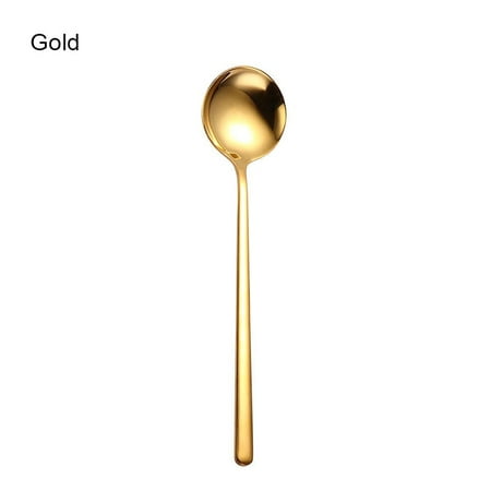 Big Size Stainless Steel Spoon Creative Spoon Ice Cream Dessert Round Spoon Long Handle Korean Soup Spoon Taberware Spoon
Big Size Stainless Steel Spoon Creative Spoon Ice Cream Dessert Round Spoon Long Handle Korean Soup Spoon Taberware Spoon