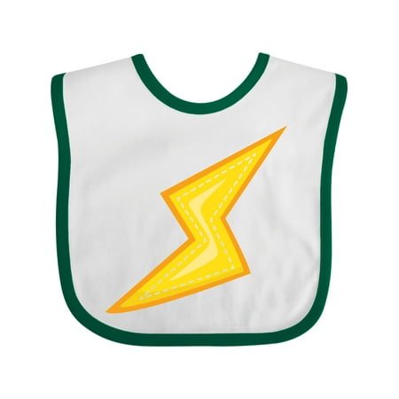 Inktastic Lighting Bolt Gift Baby Boy or Baby Girl Bib