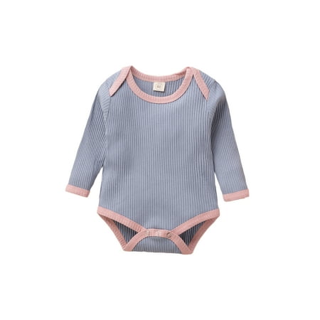 elfinBE Newborn Unisex Baby Long Sleeve Knit Fabric Solid Color Ont-piece Romper 0-12M
elfinBE Newborn Unisex Baby Long Sleeve Knit Fabric Solid Color Ont-piece Romper 0-12M