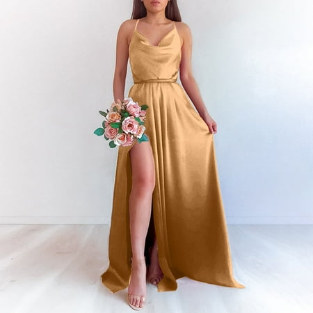 Leutsin Women s Short Sleeve Pleated Loose Swing Casual Dress Women Fashion Summer Casual Sexy Sling Sexy Open Back Solid Color
Leutsin Women s Short Sleeve Pleated Loose Swing Casual Dress Women Fashion Summer Casual Sexy Sling Sexy Open Back Solid Color