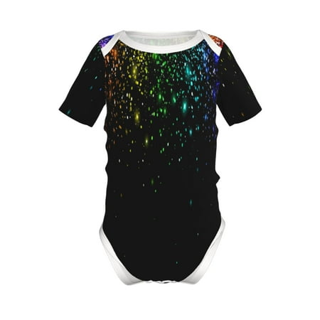Lukts Night Rainbow Sparkles Print Baby Short Sleeve Romper Onesie for Newborn Baby Boys and Girls-6 Months
Lukts Night Rainbow Sparkles Print Baby Short Sleeve Romper Onesie for Newborn Baby Boys and Girls-6 Months