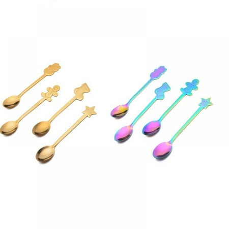 TINKER Christmas Spoons Stainless Steel Stirring Mixing Spoon Tea Coffee Spoon with Christmas Element for Xmas Party Tableware Decor
TINKER Christmas Spoons Stainless Steel Stirring Mixing Spoon Tea Coffee Spoon with Christmas Element for Xmas Party Tableware Decor