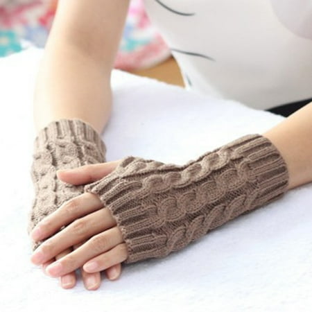 Taluosi Unisex Winter Thick Warm Knitted Stretch Fingerless Half Finger Flat Long Gloves
Taluosi Unisex Winter Thick Warm Knitted Stretch Fingerless Half Finger Flat Long Gloves