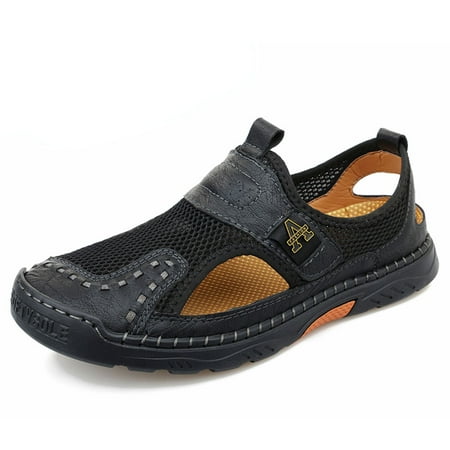 Men Sandals Handmad Leather Shoes Male Outdoor Sandalias No Slip Men Summer Breathable Lightweight Quick Drying Beach shoes
Men Sandals Handmad Leather Shoes Male Outdoor Sandalias No Slip Men Summer Breathable Lightweight Quick Drying Beach shoes