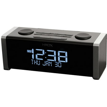Homedics HX-B440 Cube Bluetooth Dual Alarm Clock Radio