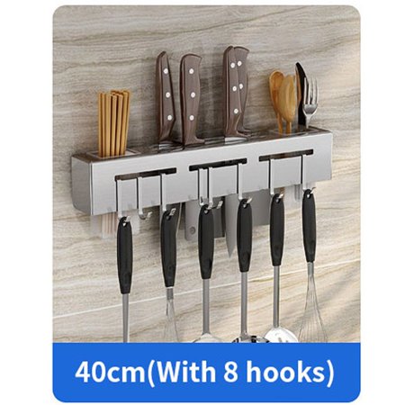 Kitchen Rack Free Punching Rack Knife Holder Chopsticks Holder Household Multifunctional Wall Mounted Knife Holder Storage Shelf
Kitchen Rack Free Punching Rack Knife Holder Chopsticks Holder Household Multifunctional Wall Mounted Knife Holder Storage Shelf